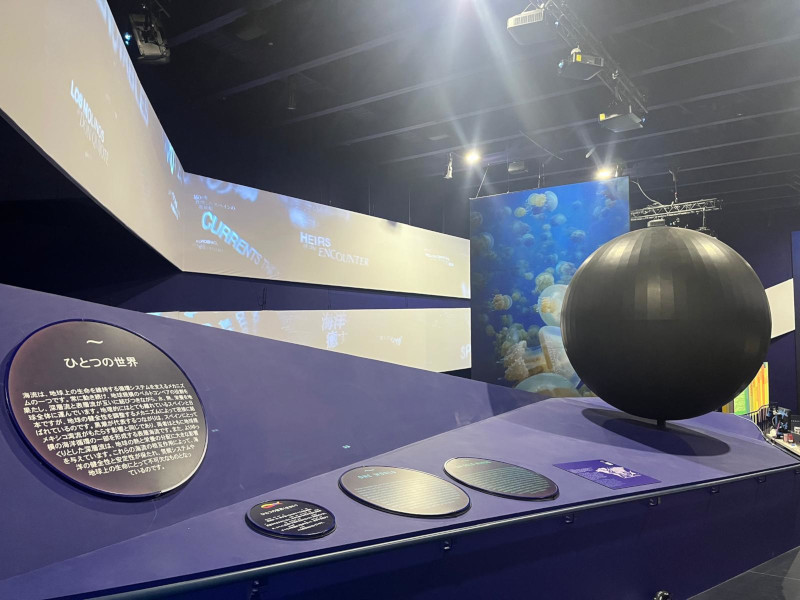 imagen del interior del Pabellón de España de la Expo Universal Osaka 2025